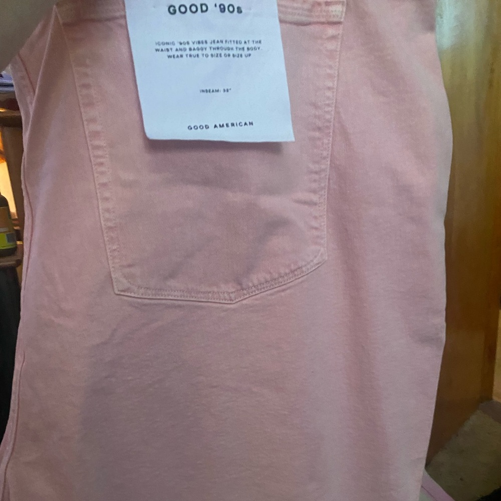 New with Tags , never worn ! Good American jeans Barbie Pink